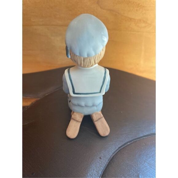 Vintage Applause Ceramic Victorian Style Boy Playing With Ball Figurine - Picture 3 of 5